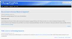 Desktop Screenshot of nihongoperapera.com
